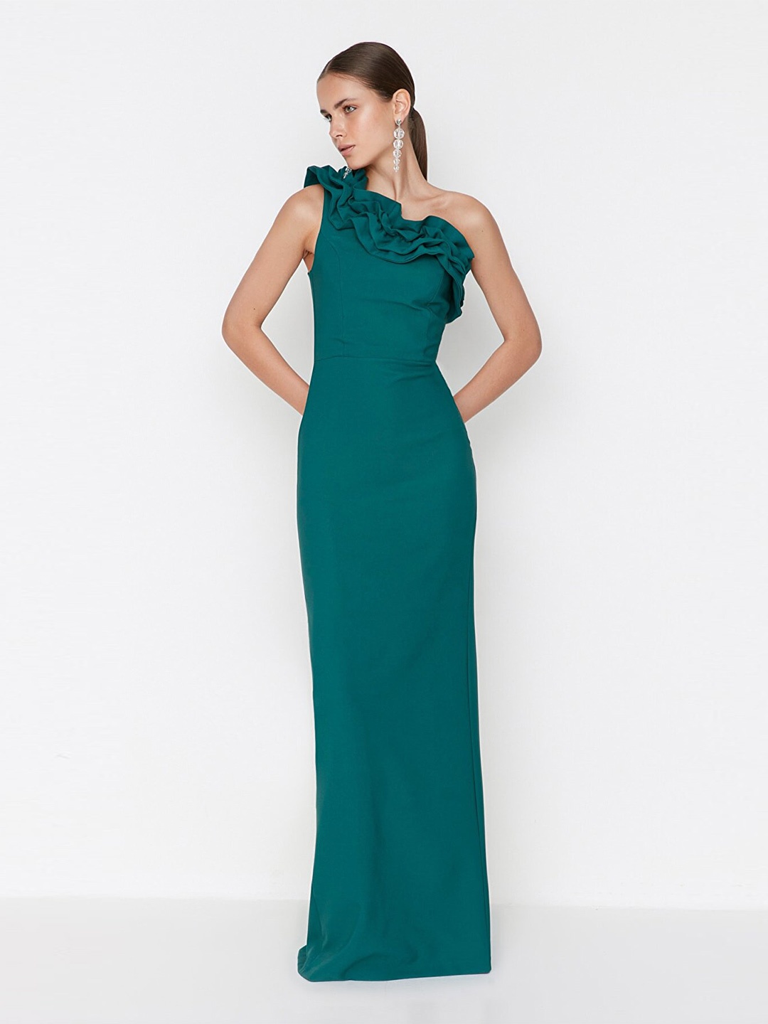 

Trendyol Women Green Maxi Dress