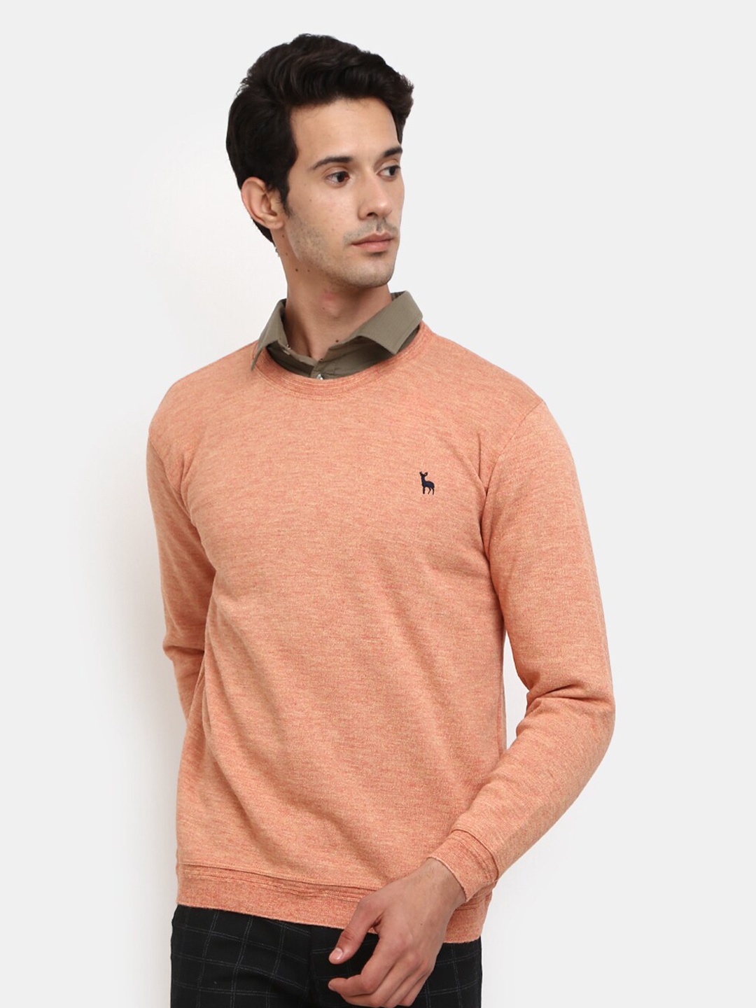 

V-Mart Men Rust Sweatshirt