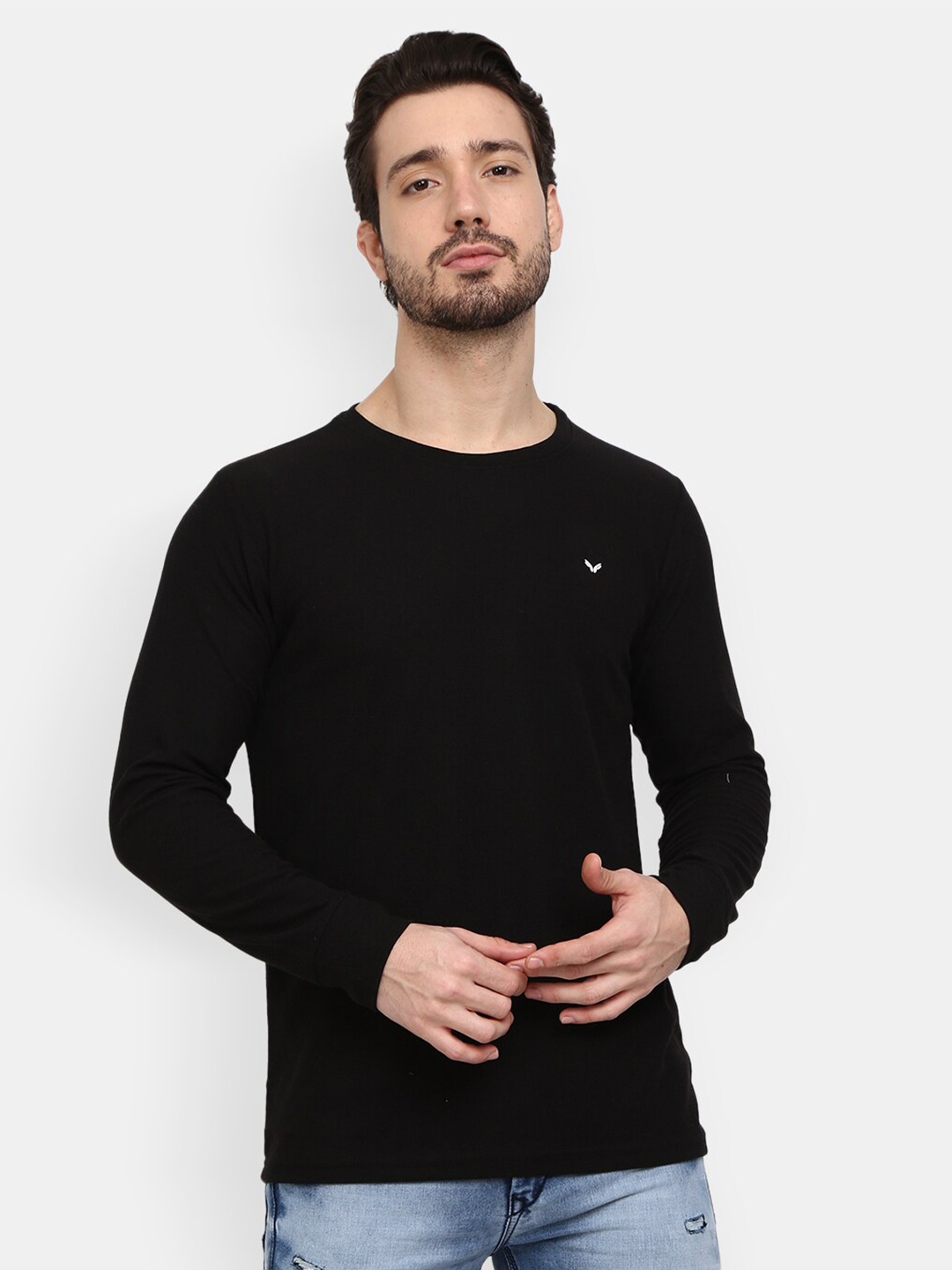 

V-Mart Men Black Sweatshirt