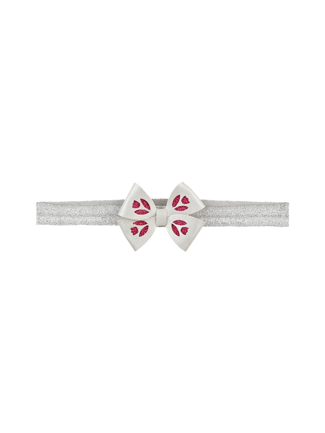 

Aye Candy Girls Silver-Coloured & Pink Tulip Bow Chill Wrap