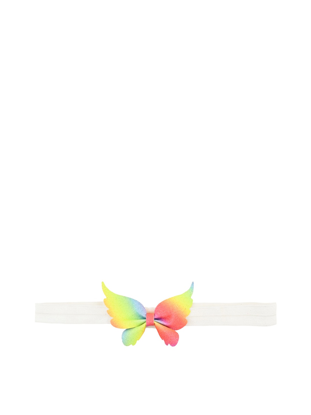 

Aye Candy Girls White & Orange Tiny Butterfly Chill Wrap