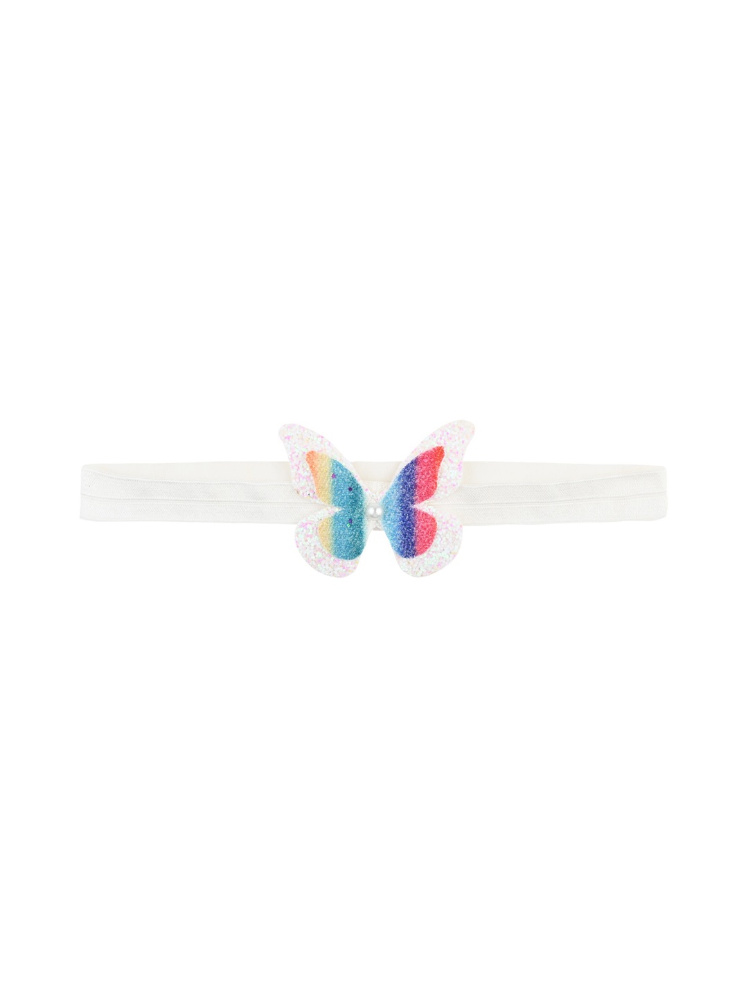 

Aye Candy Girls White & Blue Butterfly Headband