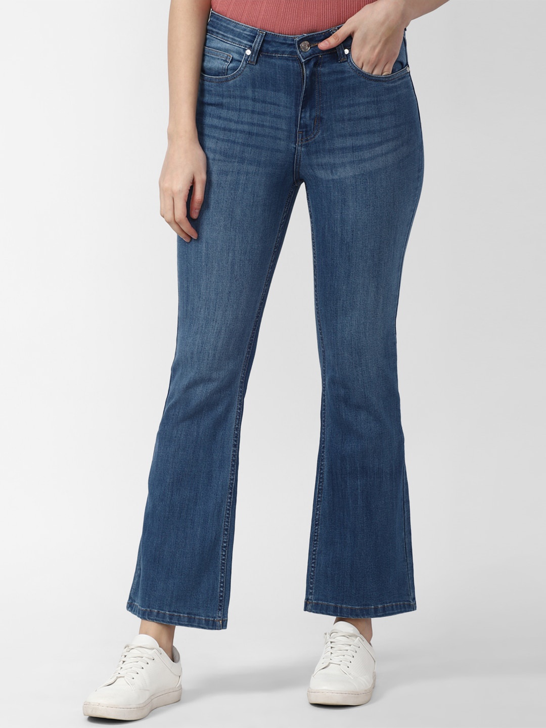 

Van Heusen Woman Women Blue Bootcut Light Fade Jeans