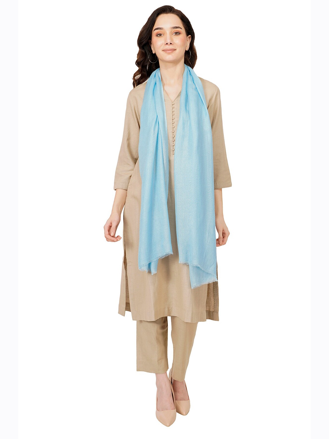 

Rhe-Ana Women Blue Stole