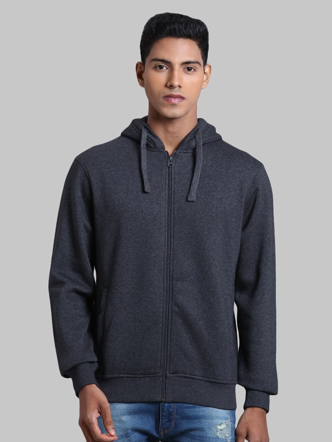 

ColorPlus Men Grey Cotton Sweatshirt