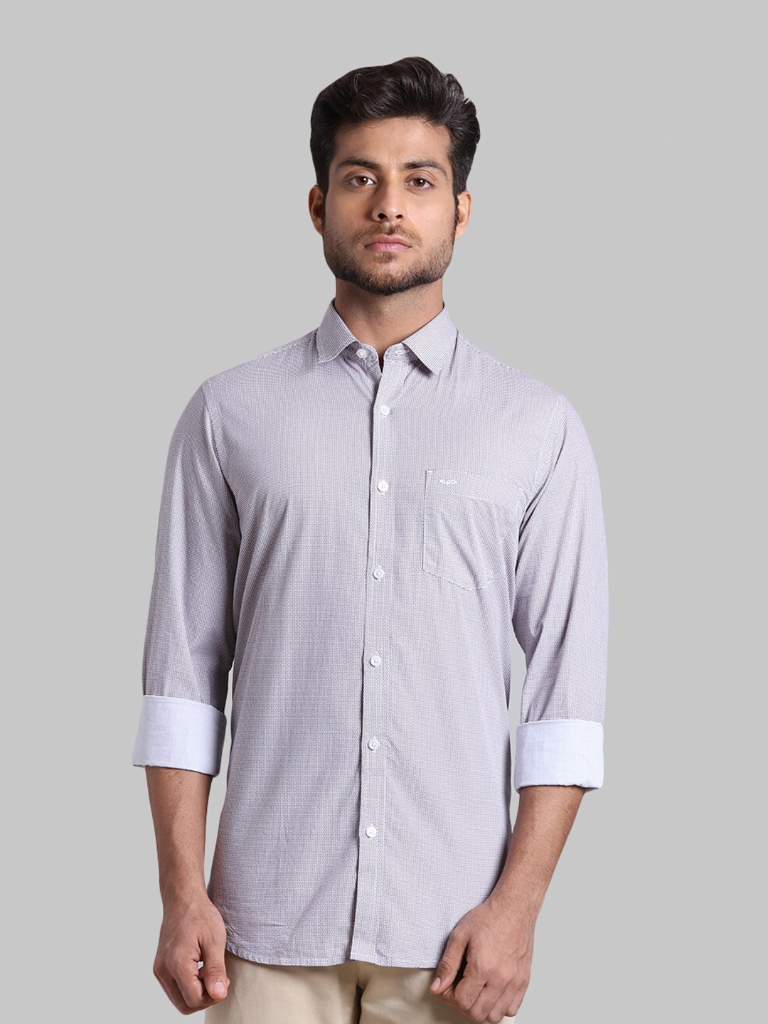 

ColorPlus Men Brown Casual Cotton Shirt