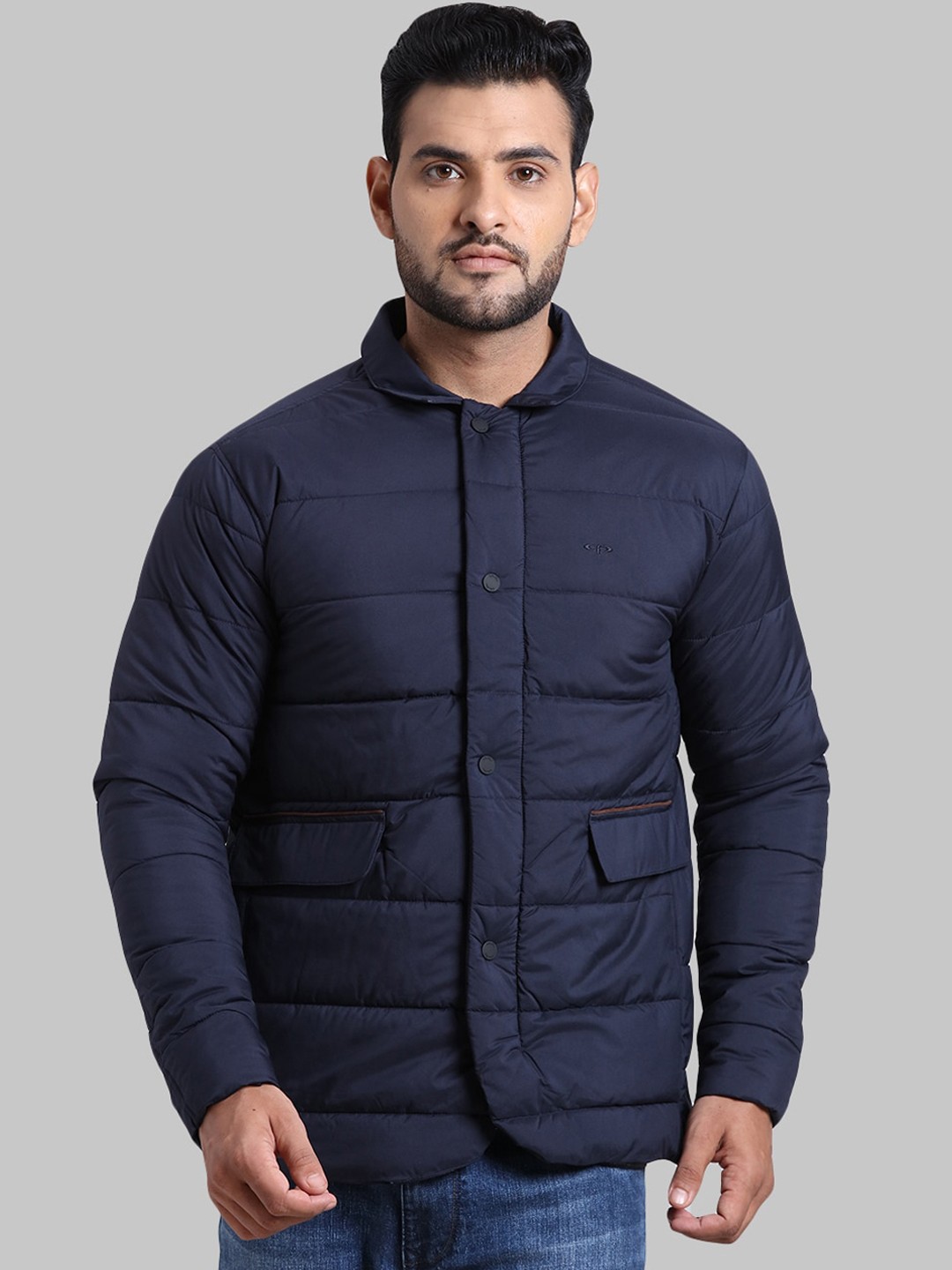 

ColorPlus Men Blue Padded Jacket