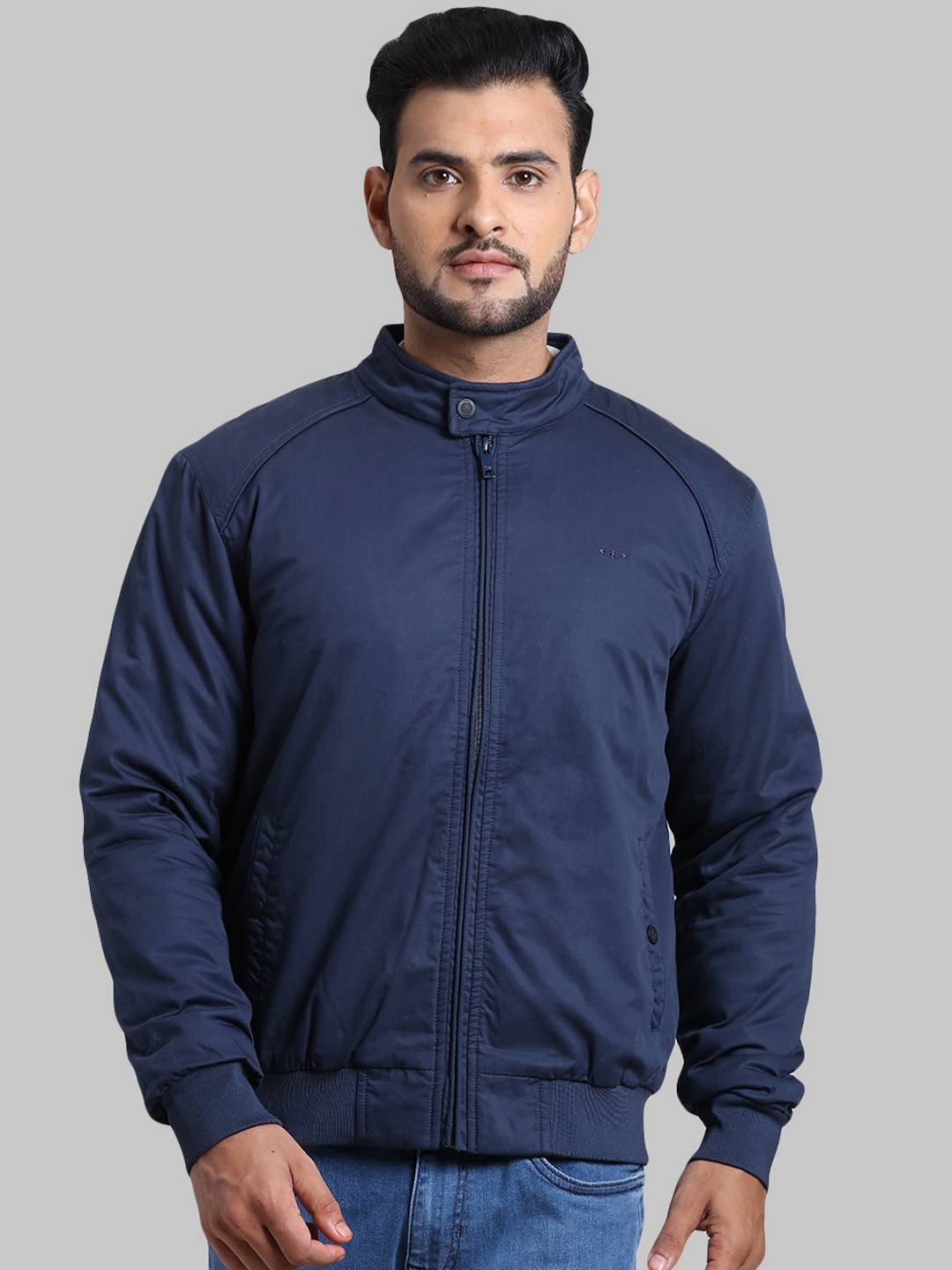 

ColorPlus Men Blue Bomber Jacket