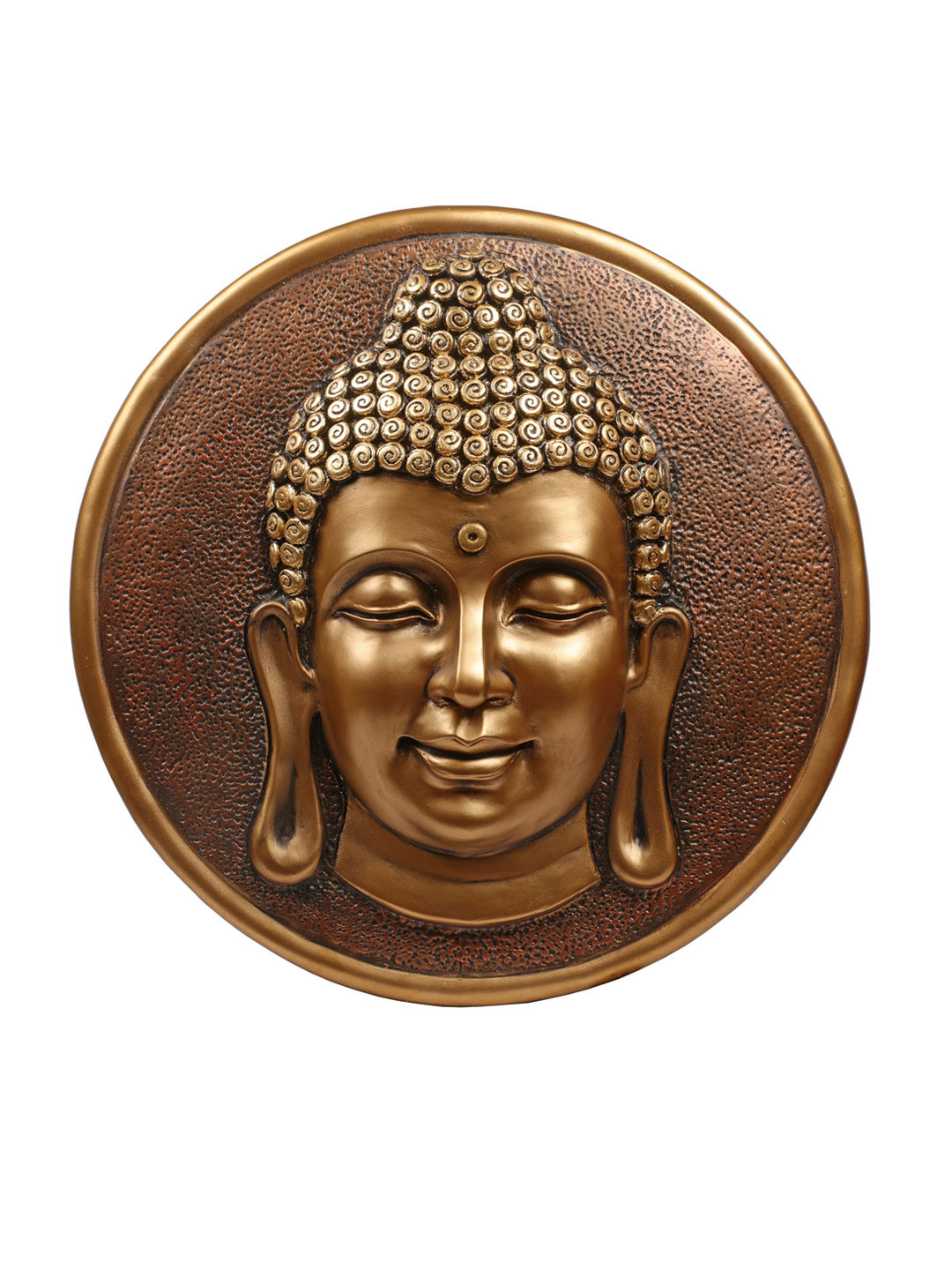 

TANSHA QUO Gold-Colored Meditative Buddha Head