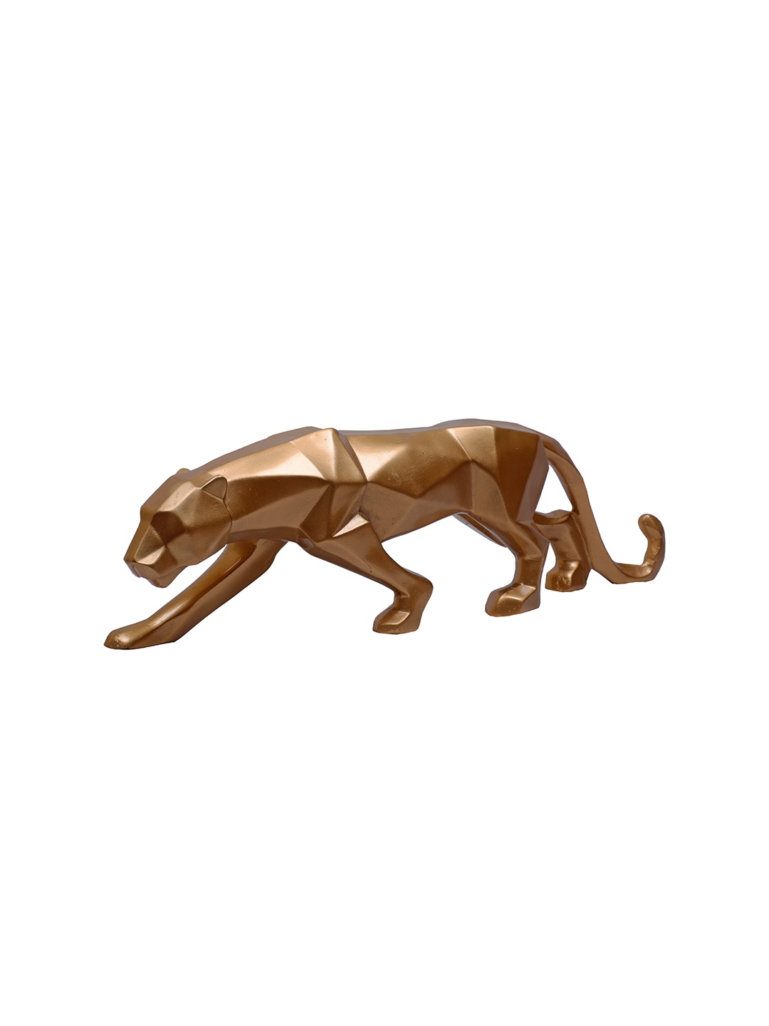 

TANSHA QUO Gold-Colored Geometrical Panther Showpiece