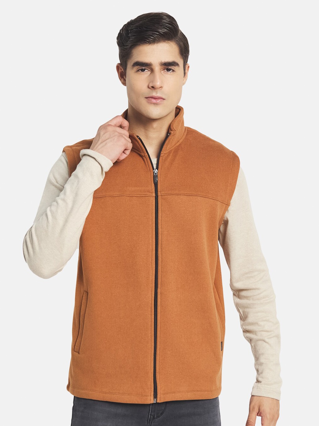 

Octave Men Mustard Sweatshirt
