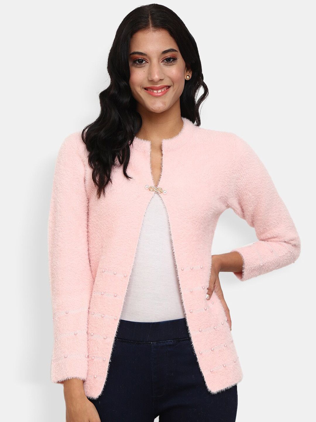 

V-Mart Women Pink Sweatshirt