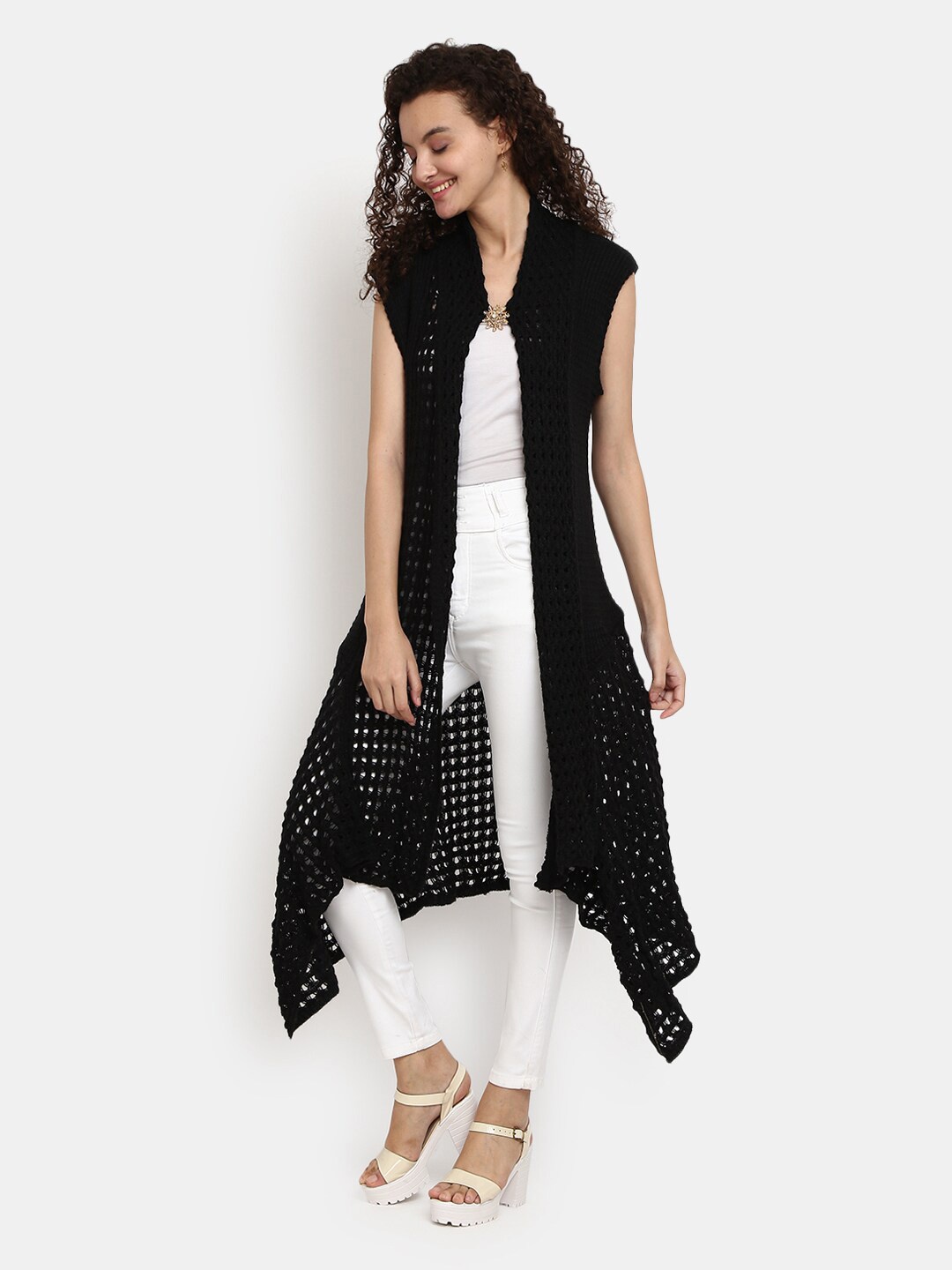 

V-Mart Women Black Sweatshirt