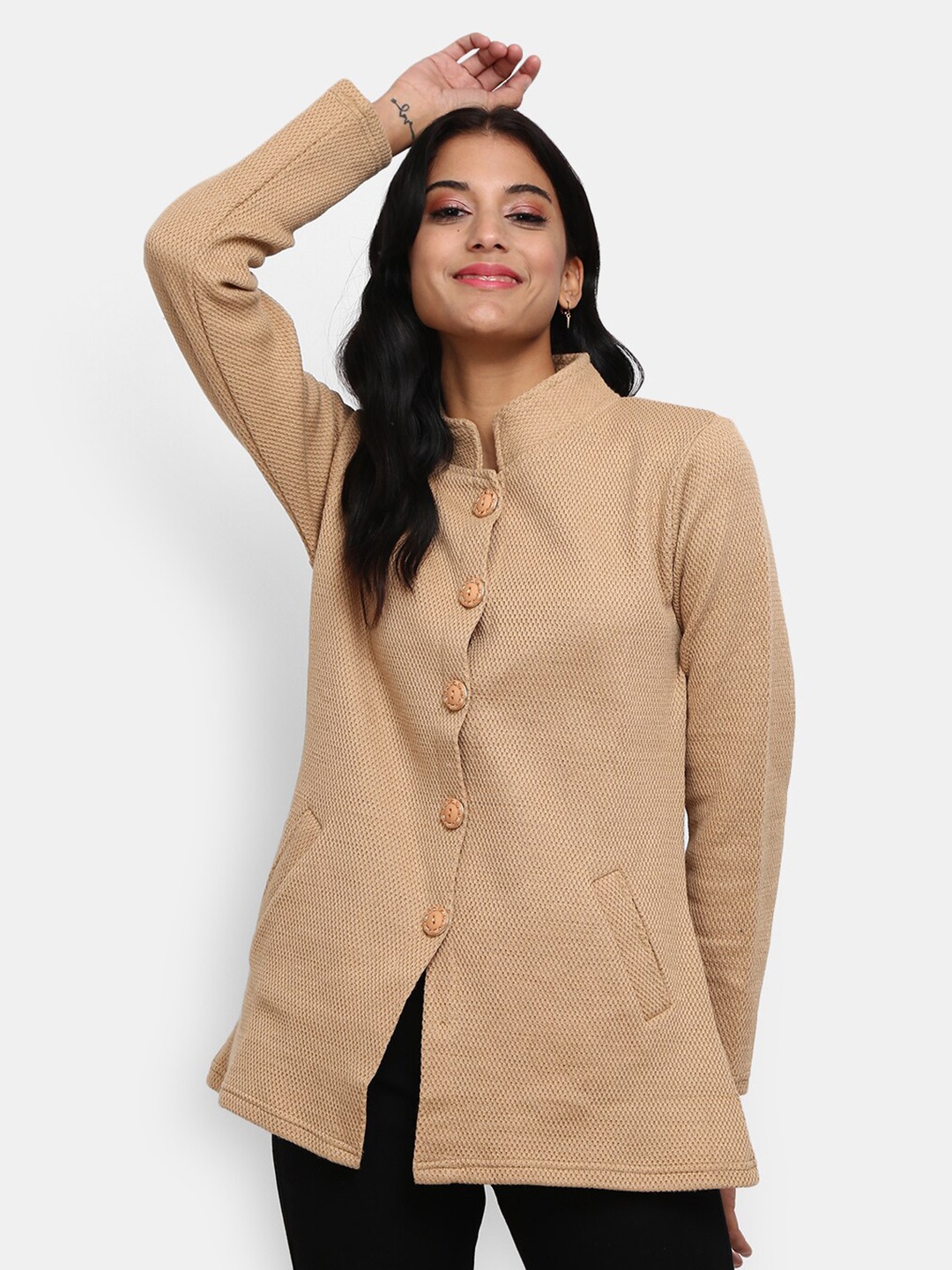 

V-Mart Women Brown Cardigan