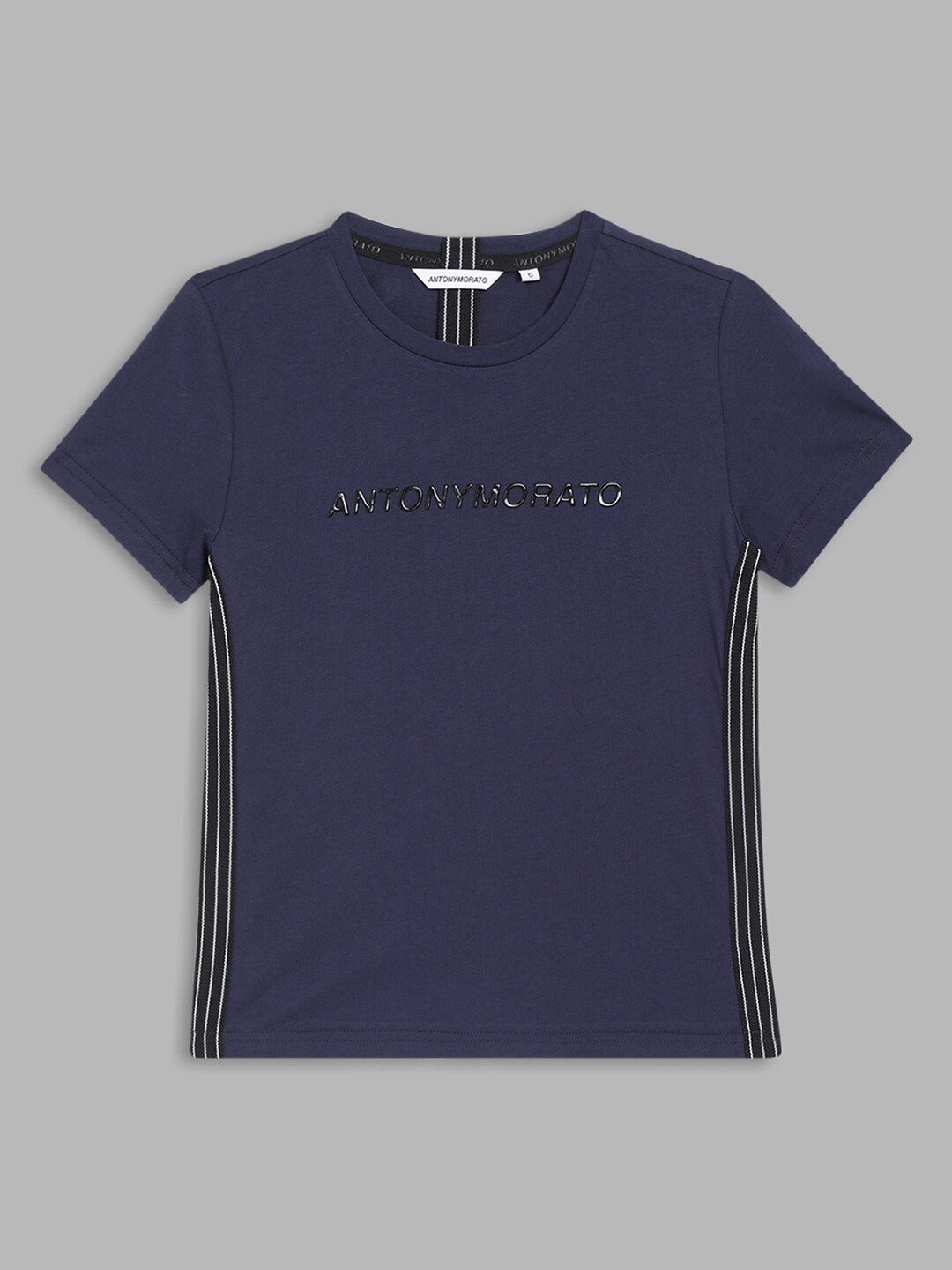 

Antony Morato Boys Blue Typography T-shirt