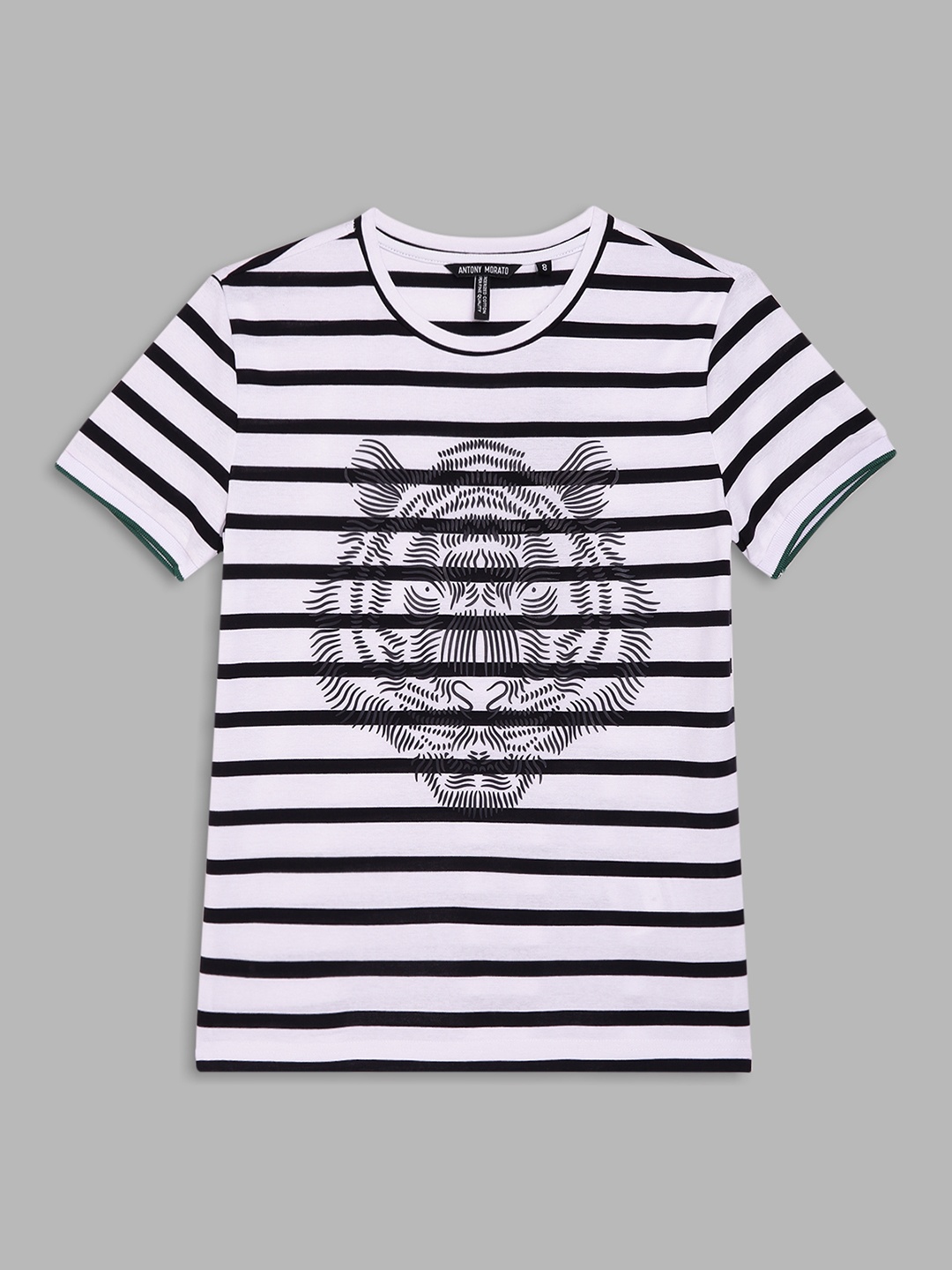 

Antony Morato Boys White Printed Polo Collar T-shirt