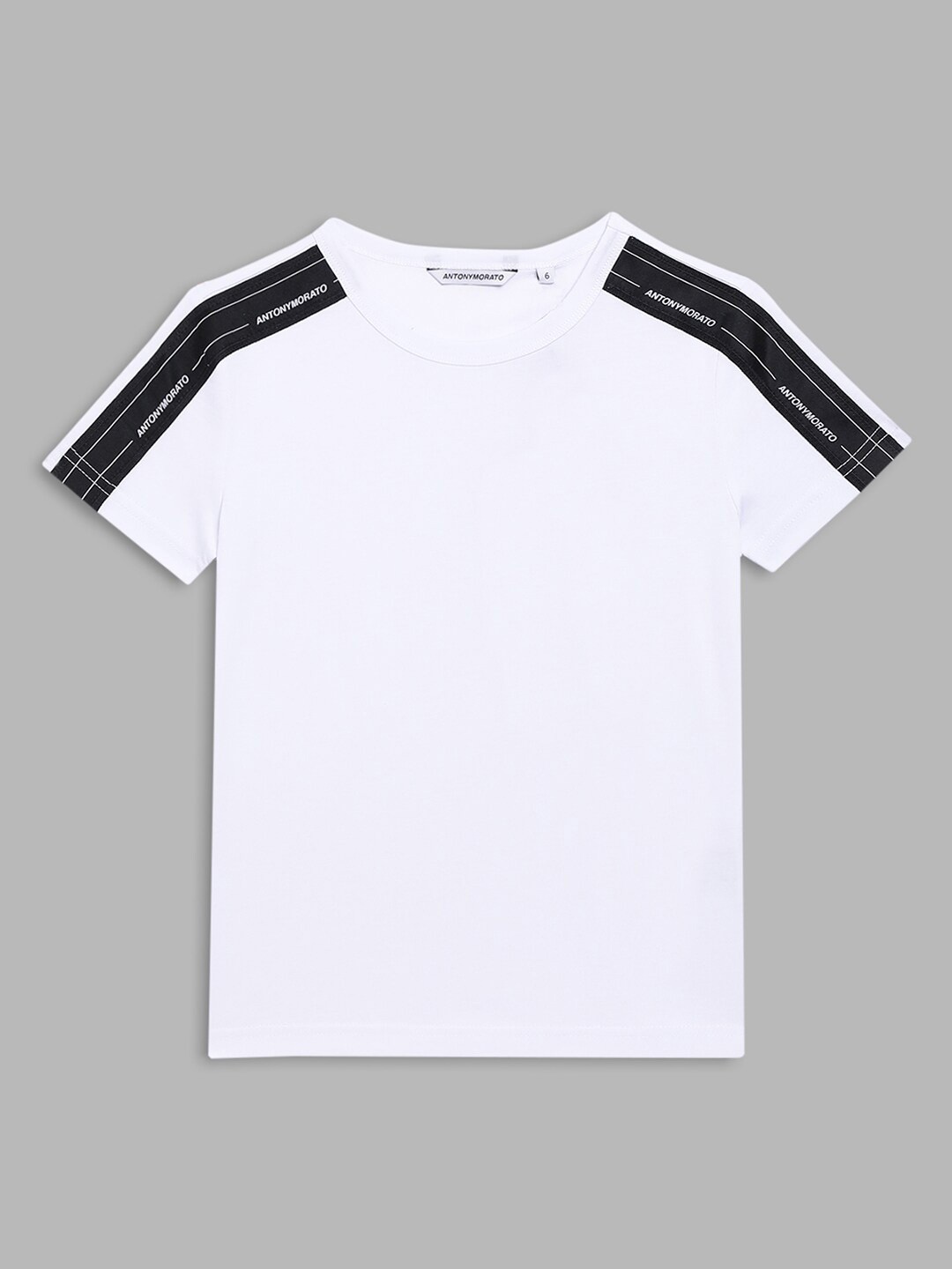 

Antony Morato Boys White Monochrome T-shirt