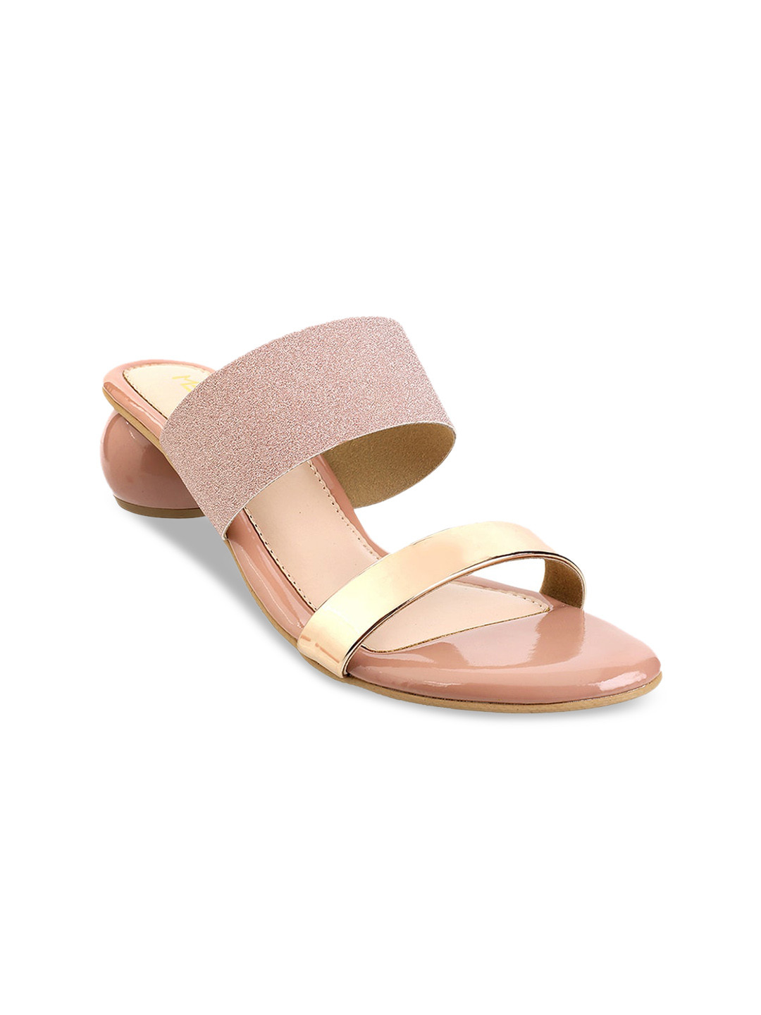 

Metro Women Pink Embellished Block Heels