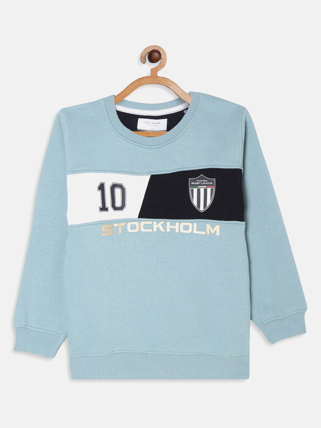 

Octave Boys Blue Printed Sweatshirt