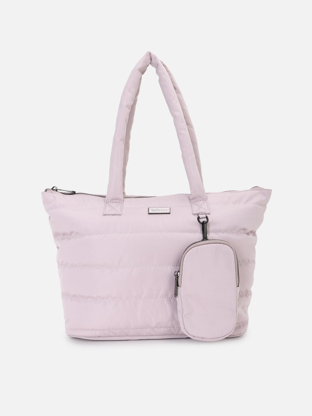 

Van Heusen Woman Purple PU Oversized Structured Shoulder Bag