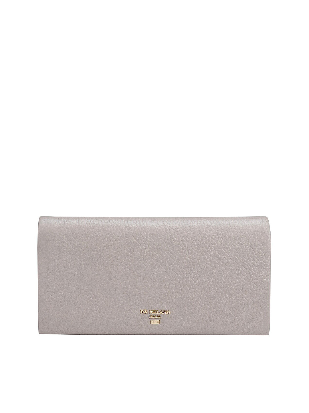 

Da Milano Women Beige Textured Leather Two Fold Wallet