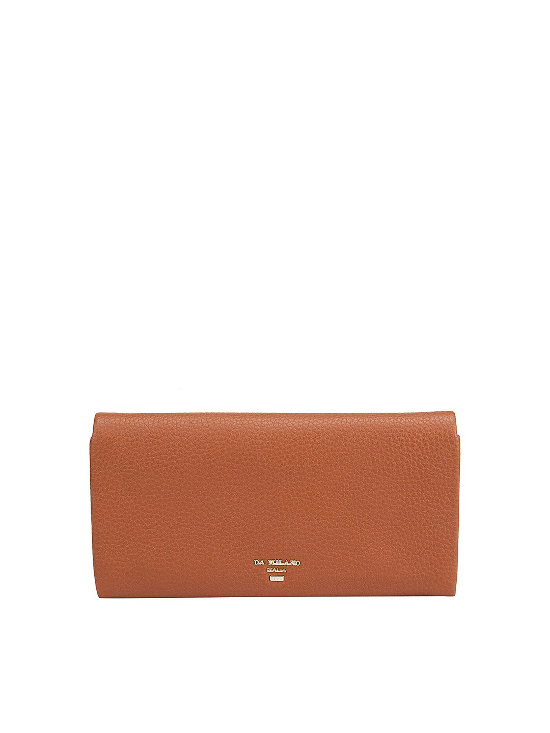 

Da Milano Women Brown Textured Leather Two Fold Wallet