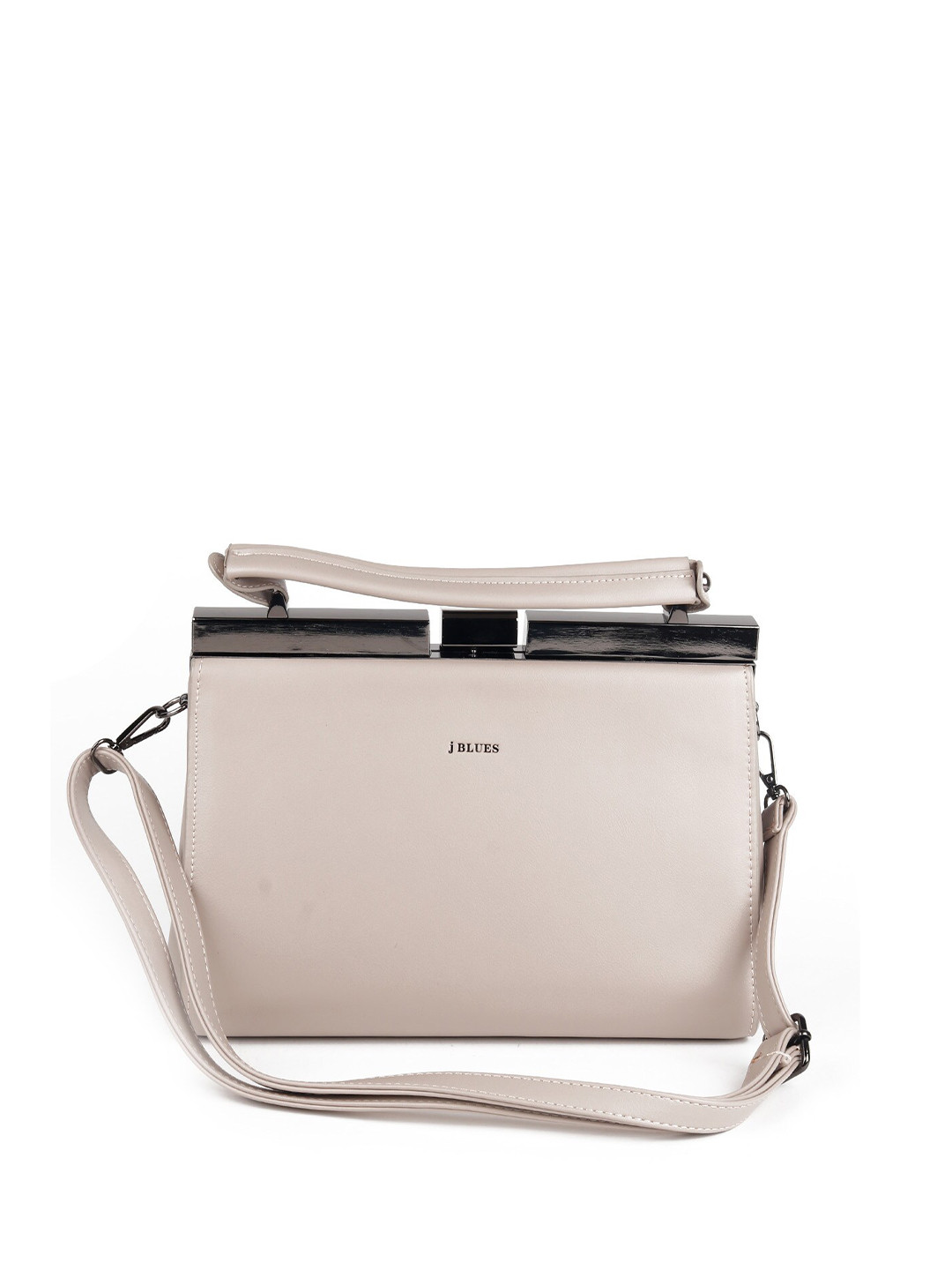 

ODETTE Women Beige Structured Handheld Bag