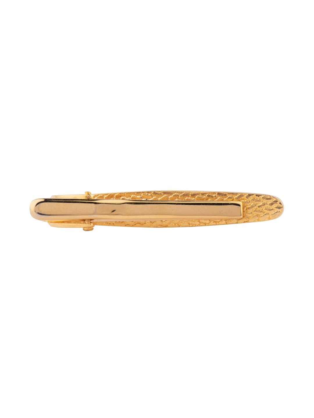 

The Tie Hub Men Gold-Toned Oval-Shaped Brooch