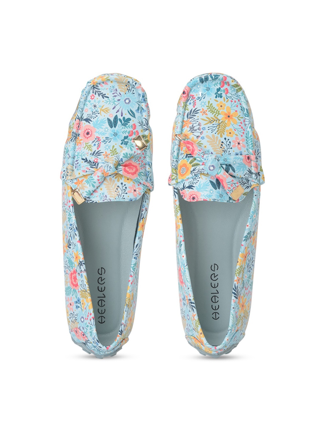 

Liberty Women Blue Printed Slip-On Sneakers