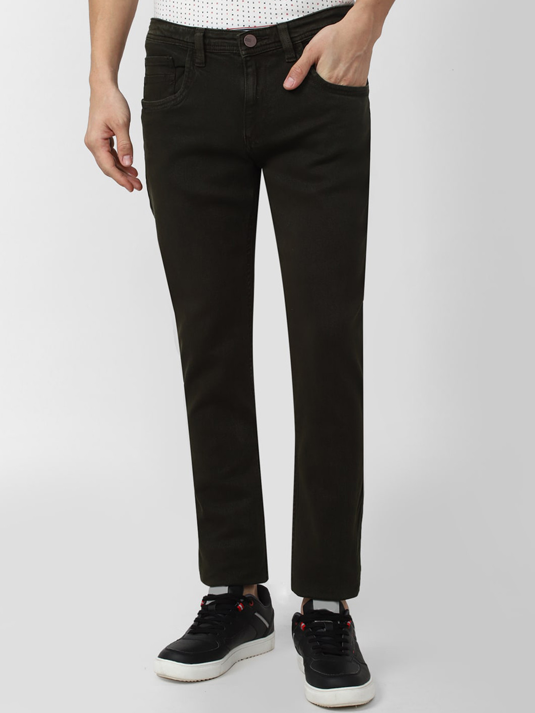 

V Dot Men Black Skinny Fit Jeans