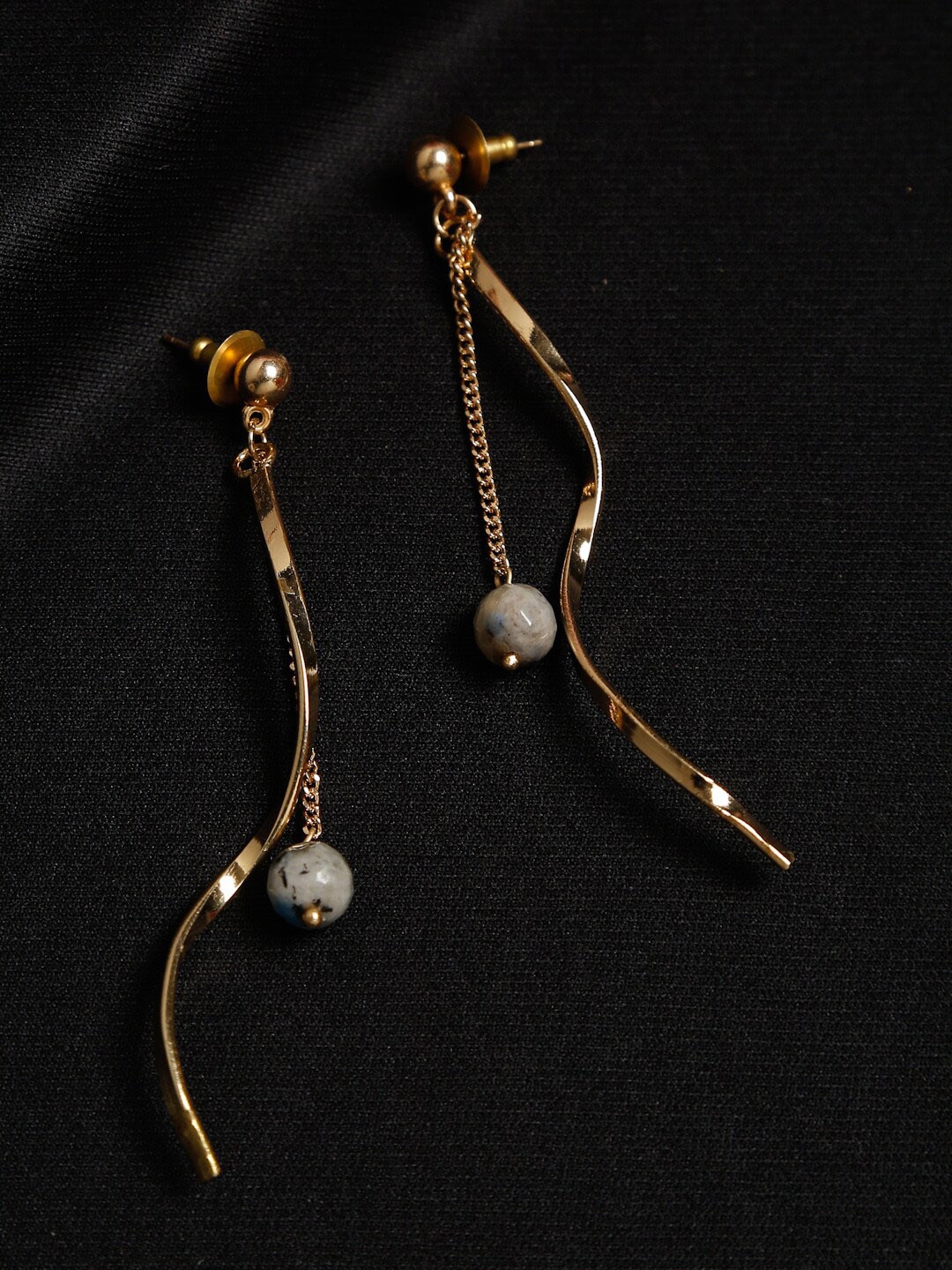 

Madame Women Rose Gold Contemporary Metal Drop Earrings