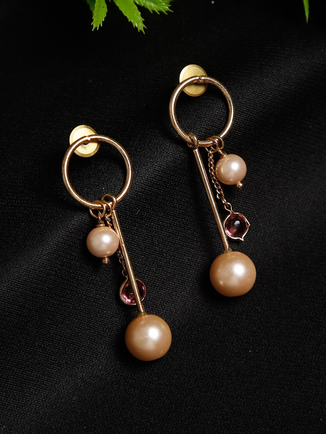 

Madame Rose Gold Contemporary Ear Cuff Earrings