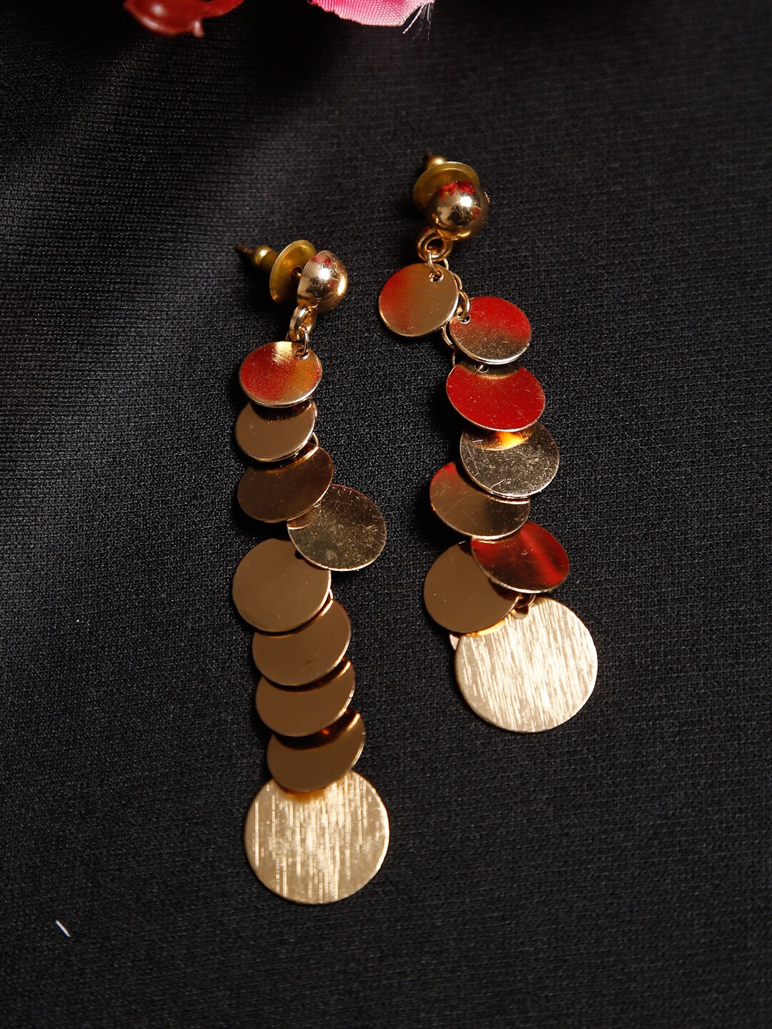 

Madame Rose Gold-Plated Contemporary Drop Earrings