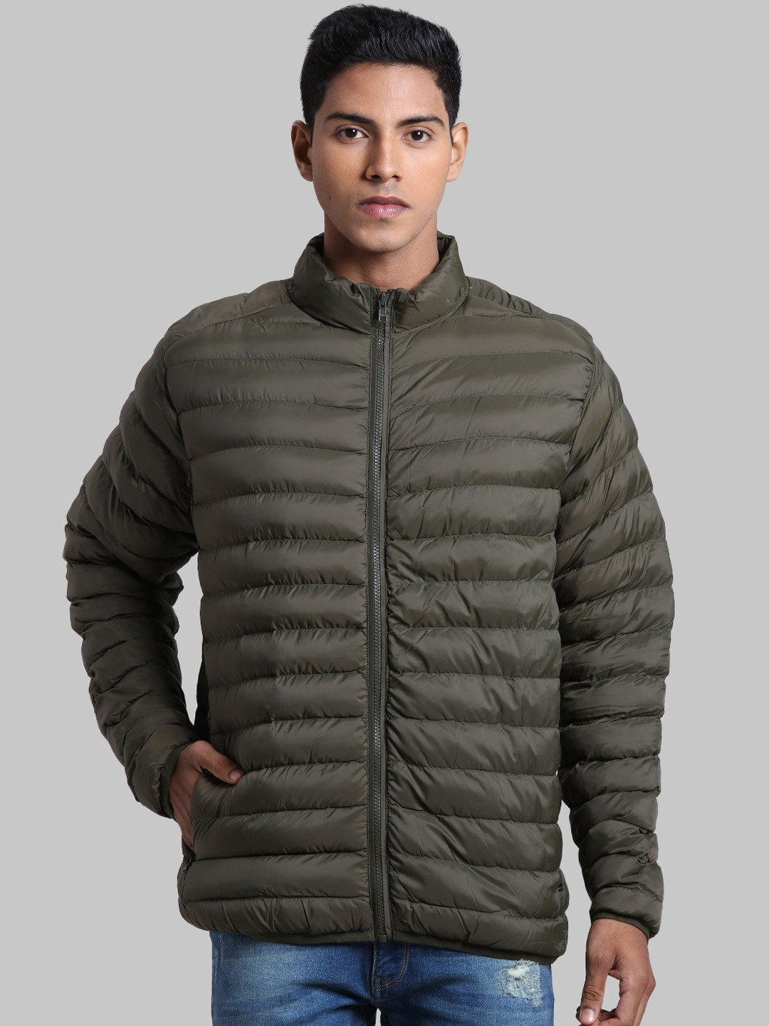 

Parx Men Green Puffer Jacket