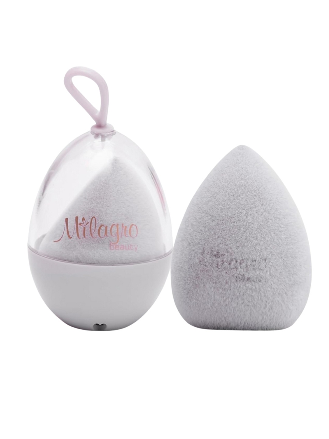 

Milagro Grey Velvet Makeup Sponge Soft Microfiber Beauty Puff Blender