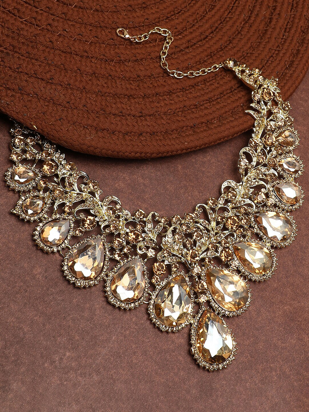 

SOHI Gold-Toned Gold-Plated Necklace
