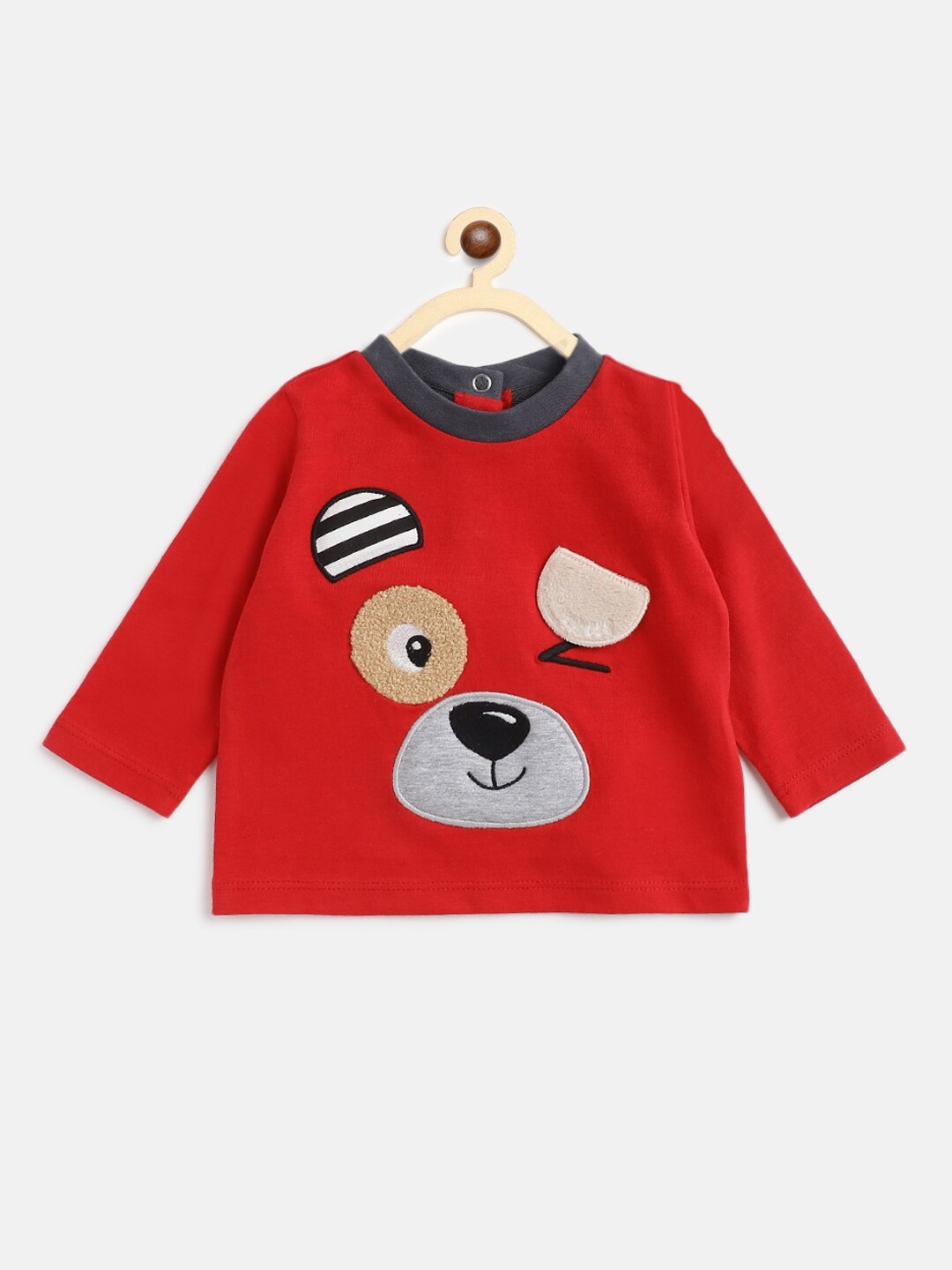 

Chicco Boys Red Printed Pure Cotton T-shirt