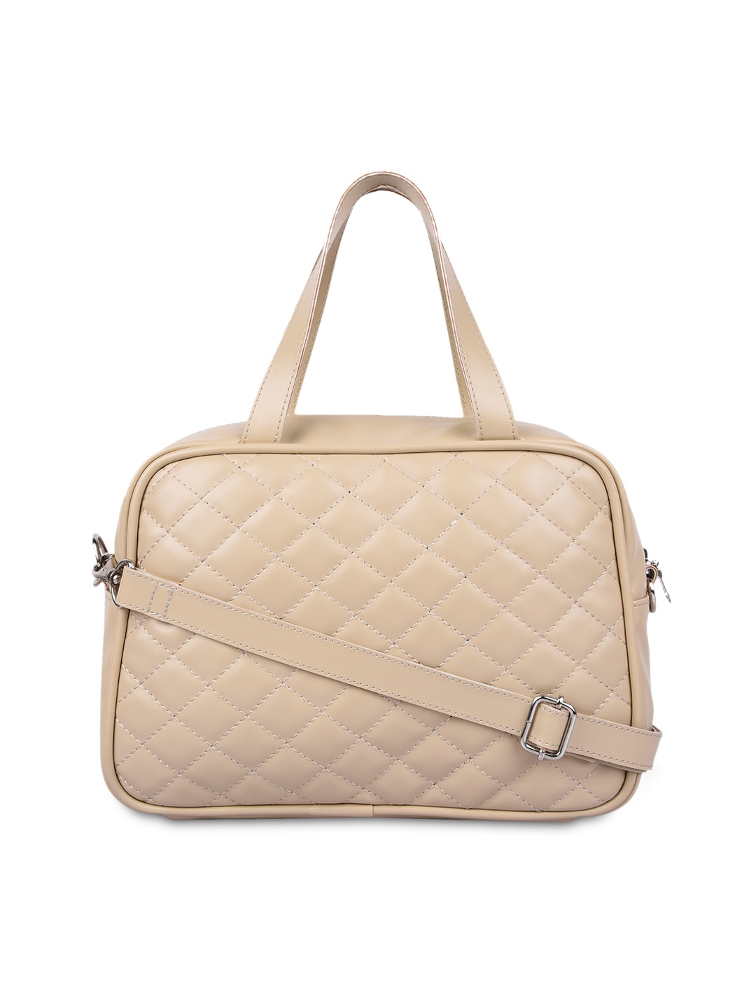 

Anekaant Beige Solid Sling Bag