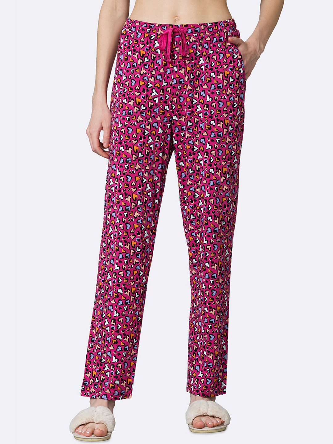 

Van Heusen Women Printed Lounge Pants, Pink