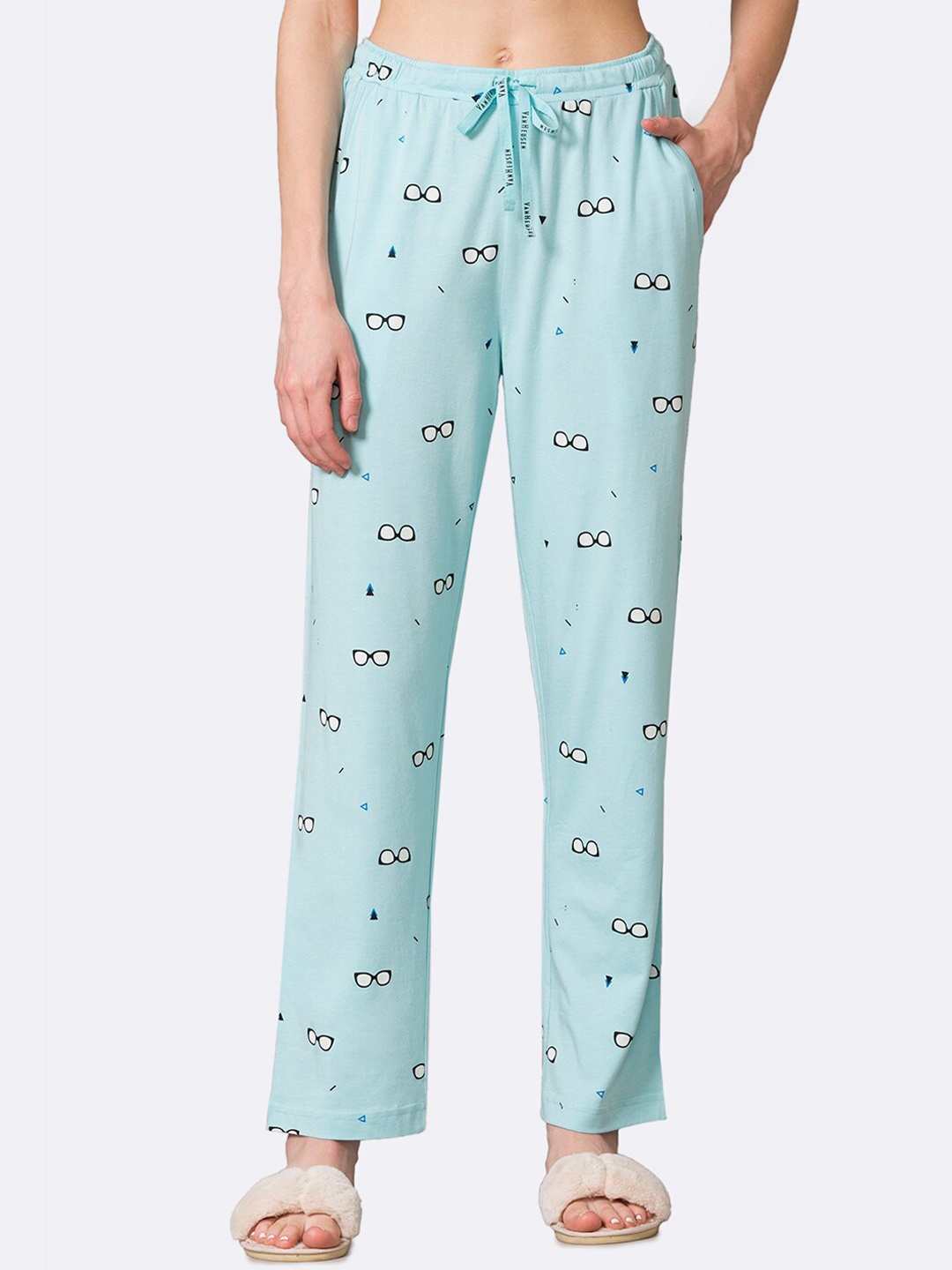 

Van Heusen Women Printed Lounge Pants, Blue