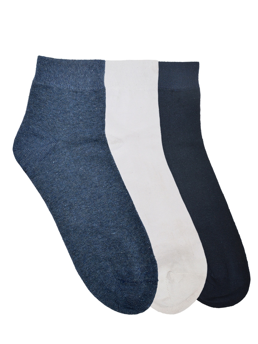 

MARC Men Set Of 3 Ankle-Length Socks, White