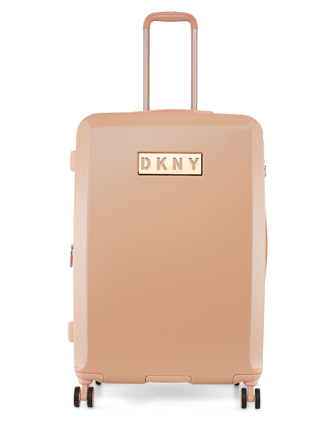 

DKNY ALCHEMY Pink Solid Hard-Sided Large Trolley Suitcase
