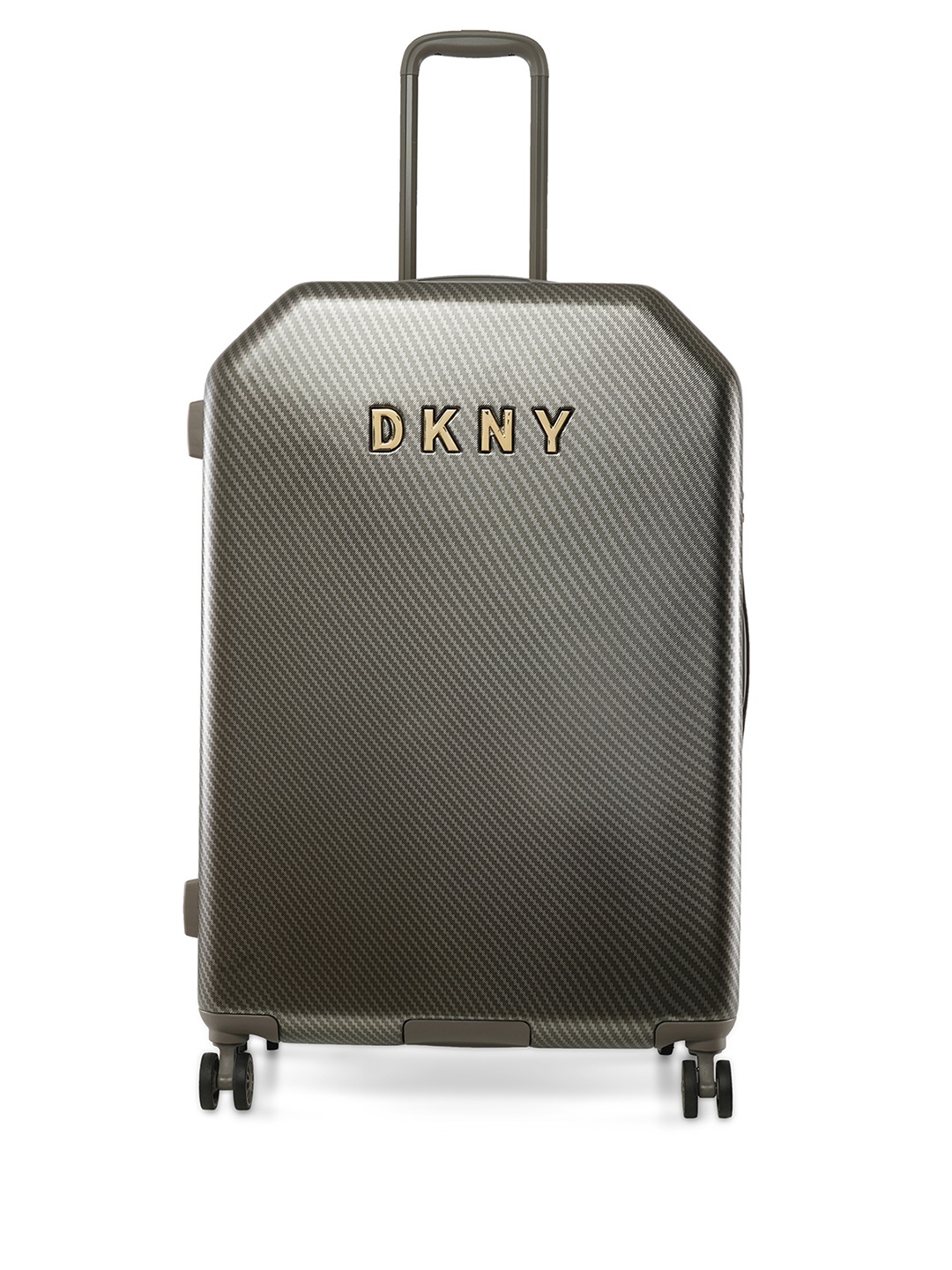 

DKNY ALLURE 2.0 Ash Metallic Color ABS Material Hard 28" Large Size Trolley, Grey