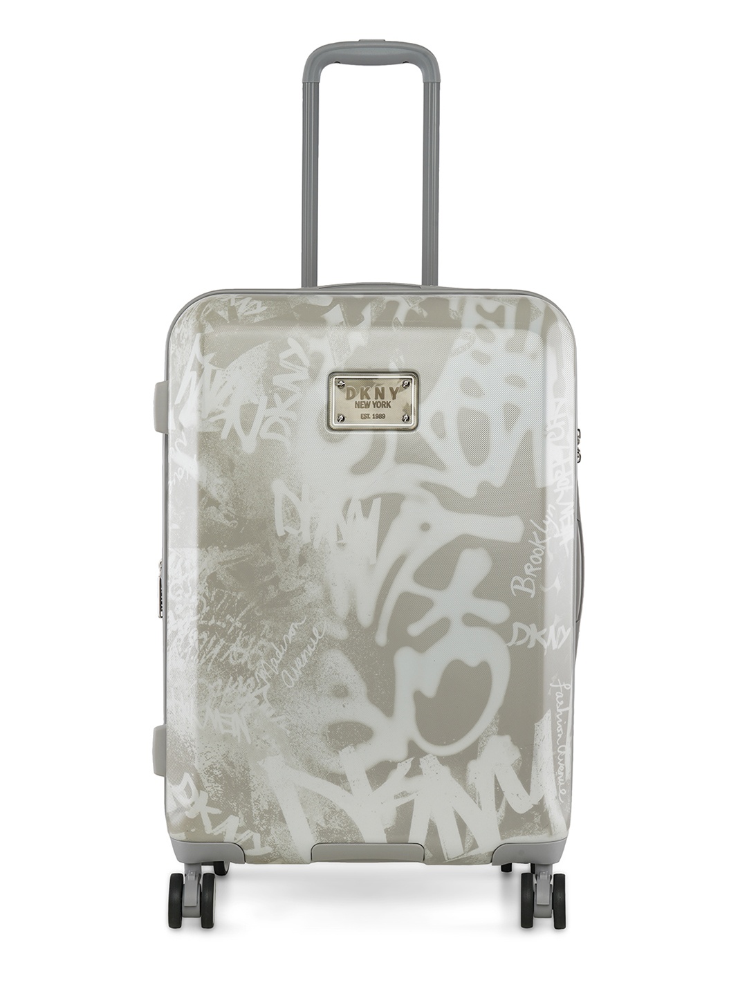 

DKNY REBELLION Range Grey and White 24" Medium Hard Trolley Bag