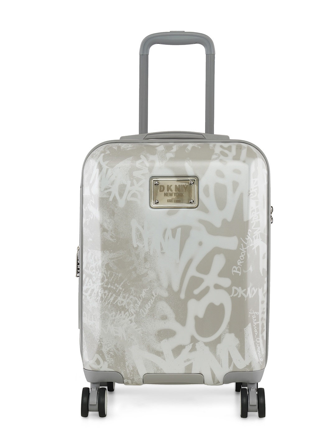 

DKNY REBELLION Strom Grey Color ABS Material Hard 20" Cabin Size Trolley