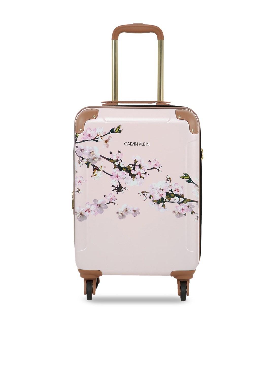 

Calvin Klein IN BLOOM ABS Material Hard 19" Cabin Size Trolley, Off white