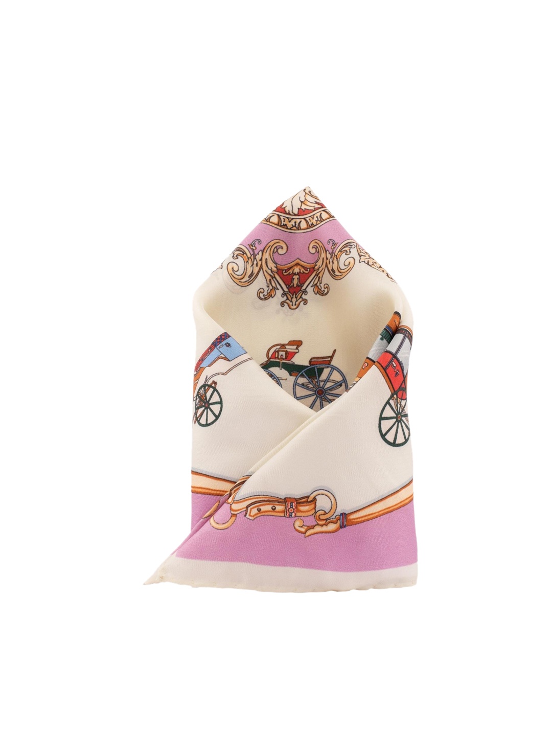 

The Tie Hub Men Italian Silk Pocket Square, White
