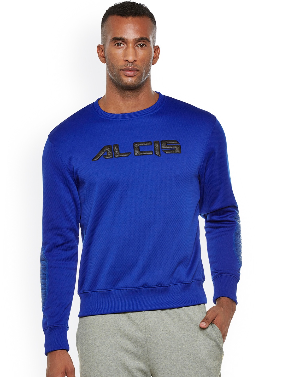 

Alcis Men Blue Printed Sweatshirt