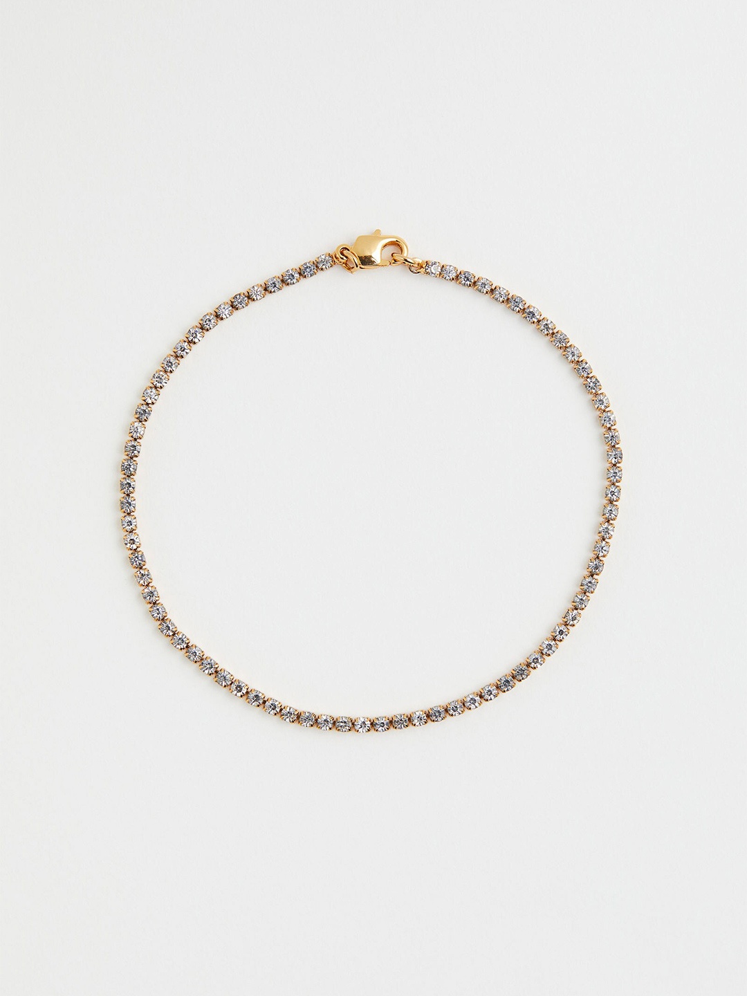 

H&M Women Gold-Plated Tennis Bracelet