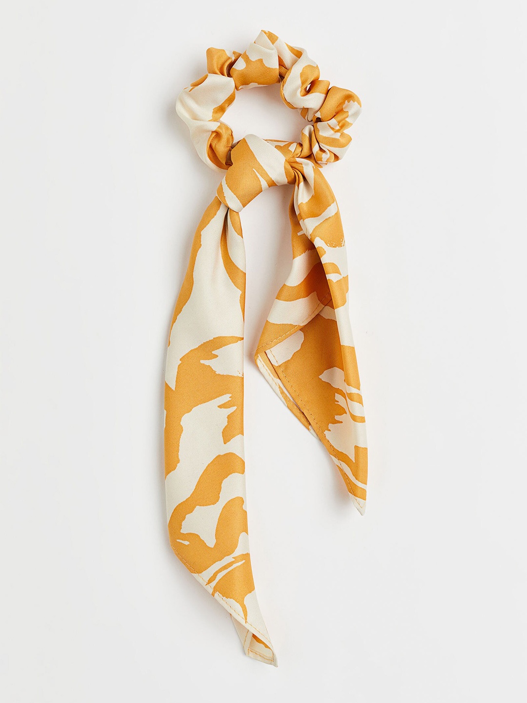 

H&M Woman Scarf-detail scrunchie, White
